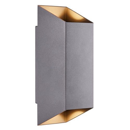 Aplique de parede exterior, em alumínio antracite, Nico 22 - Nordlux