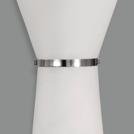 Aplique de Parede em vidro branco