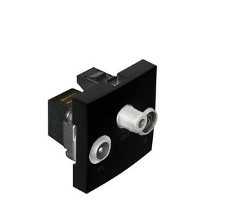 Tomada_Radio_TV_Satelite_Estrela_2_modulos_45533_preto_mate