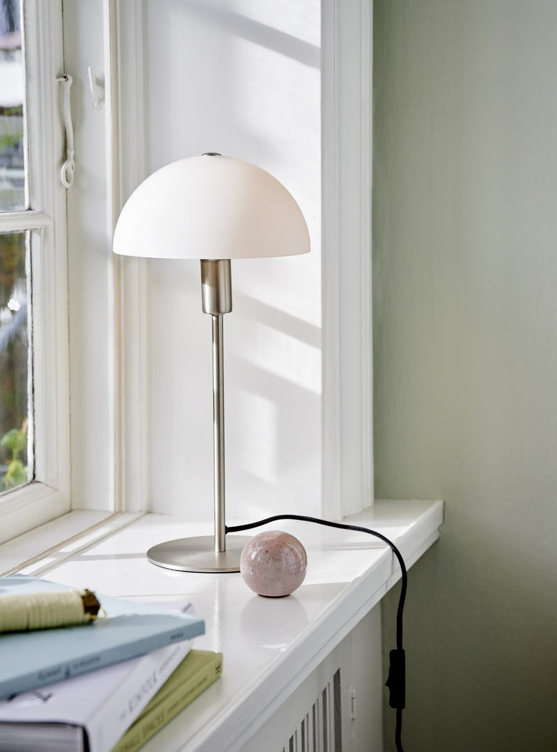 Carregue imagem no visualizador da galeriaCandeeiro de Mesa com Abajur em Vidro Soprada Ellen NORDLUX
