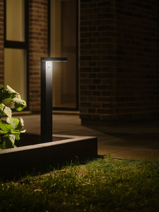 Luminária Solar para Jardim Preto RICA SQUARE NORDLUX