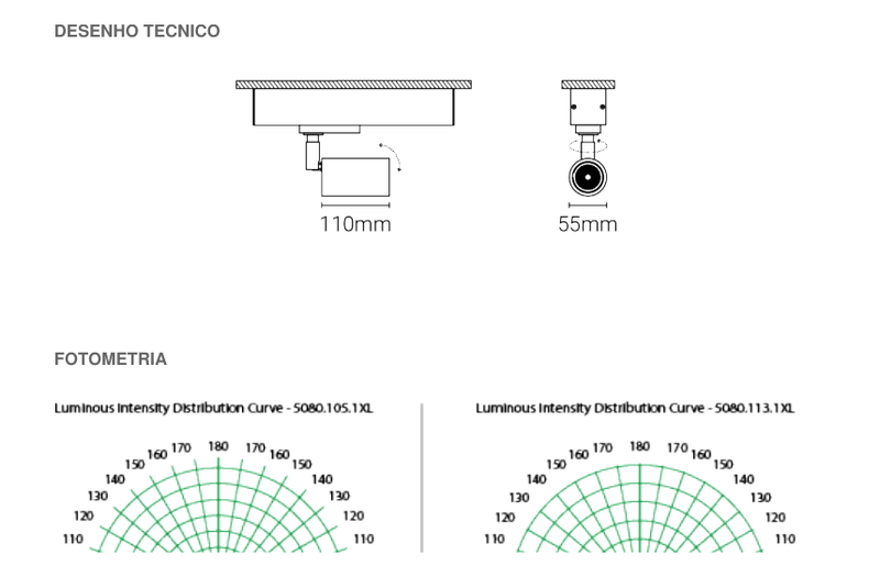 Load image into Gallery viewer, Projetor de Calha Trifásica em Alumínio Tromilux
