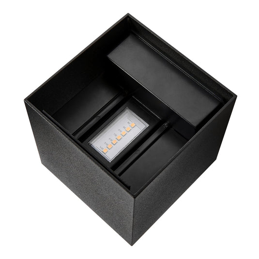 Aplique de Parede Exterior Preto MILDA KUBI NORDLUX