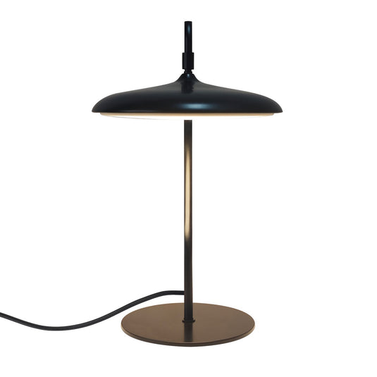 Candeeiro de Mesa Preto Minimalista com Cabeça Inclinável Artist NORDLUX