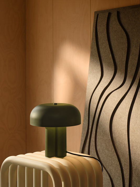 Candeeiro de Mesa Minimalista Verde Escuro Sandro NORDLUX