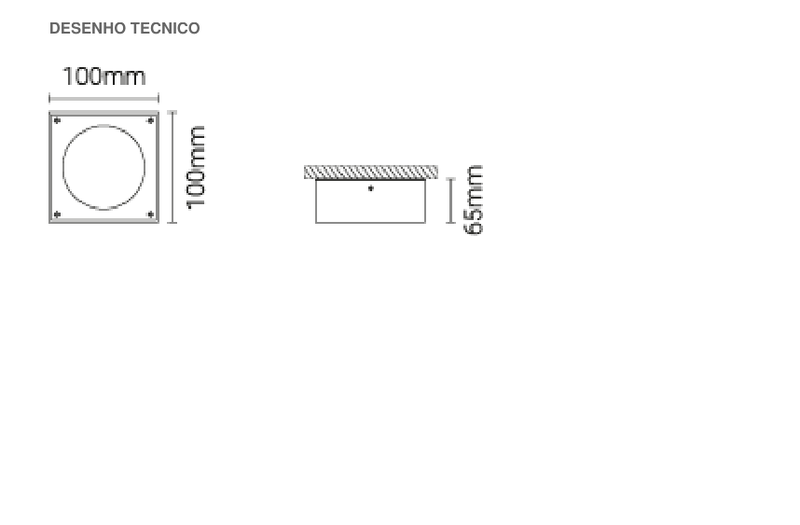 Carregue imagem no visualizador da galeriaLuminária Saliente de Teto para Exterior Tromilux
