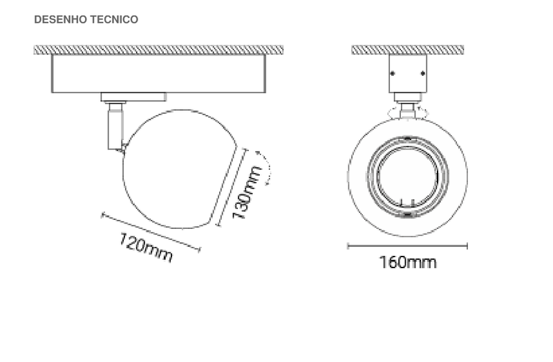 Load image into Gallery viewer, Projetor de Calha Trifásica 230V Orientável para Interiores Tromilux
