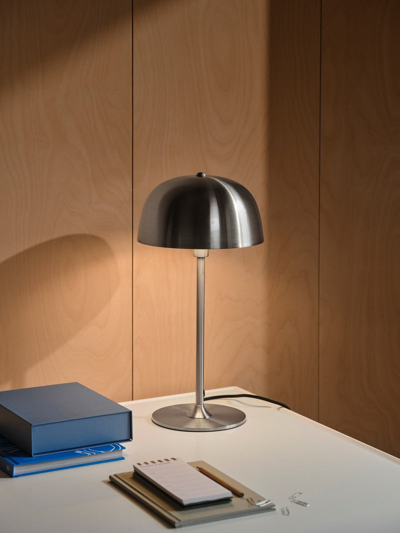 Carregue imagem no visualizador da galeriaCandeeiro de Mesa Cera em Aço Escovado E14 NORDLUX
