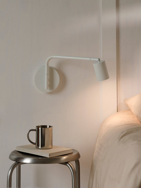 Aplique de Parede Branco com Braço Rotativo e Cabeça Ajustável Explore NORDLUX