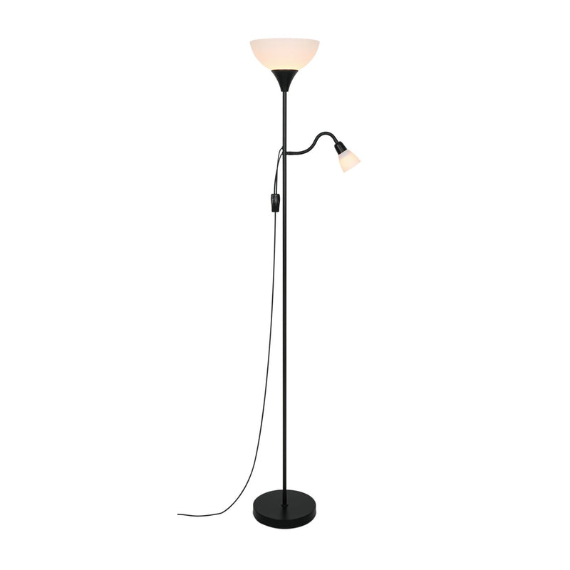 Carregue imagem no visualizador da galeriaCandeeiro de Pé com Duas Luzes Pretas LAURIA NORDLUX
