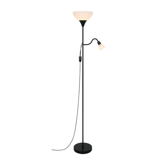 Candeeiro de Pé com Duas Luzes Pretas LAURIA NORDLUX