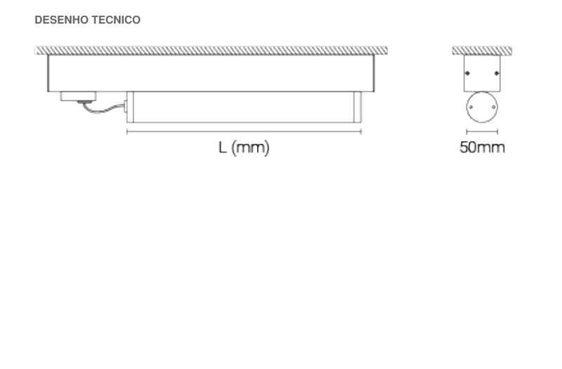 Load image into Gallery viewer, Projetor para Calha Trifásica com Difusor Opalino Tromilux
