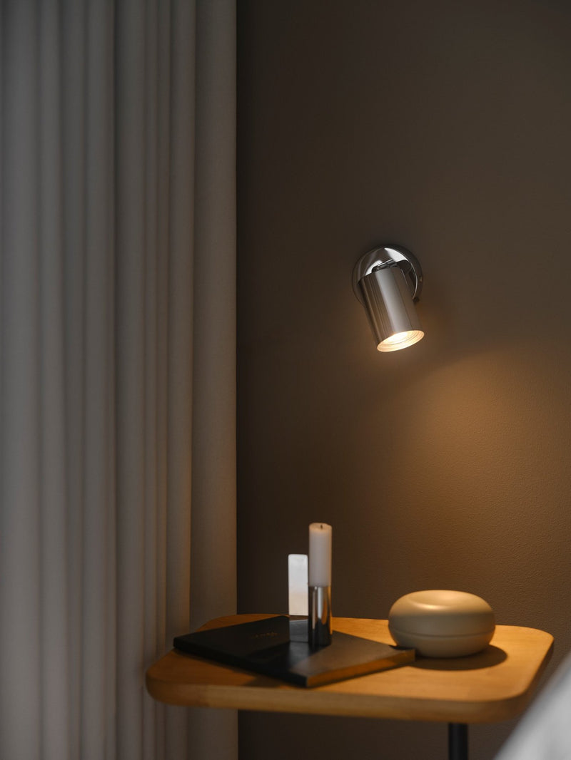 Carregue imagem no visualizador da galeriaAplique de Parede com Cabeça Ajustável em Cromo Explore NORDLUX
