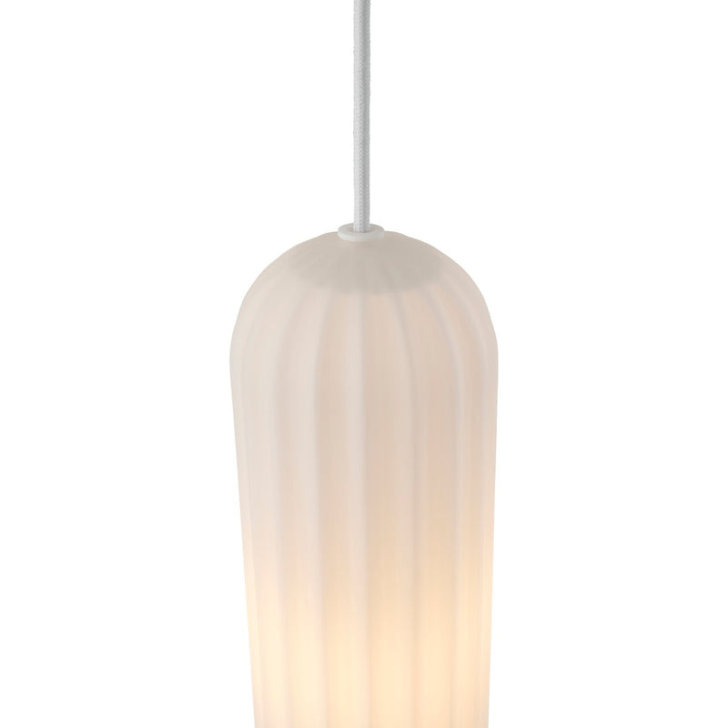 Load image into Gallery viewer, Candeeiro Suspenso com Vidro Flutuado Branco Miella NORDLUX
