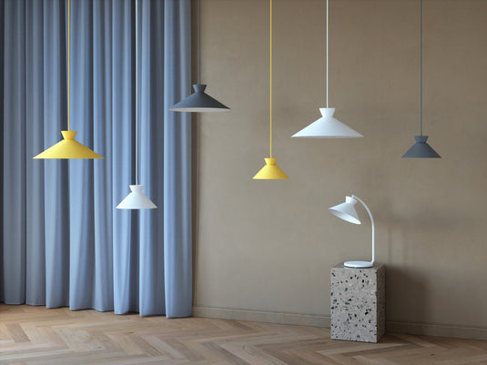 Candeeiro Suspenso Preto DIAL 45 NORDLUX