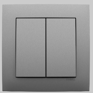 Carregar imagem no visualizador da galeria Tecla dupla Alumina  EFAPEL 90611 TAL Série Logus 90 
