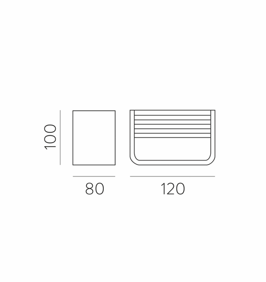 Load image into Gallery viewer, 120mm Gold LED Wall Light
