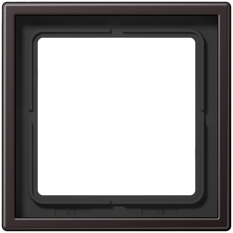 Indlæs billede i Gallery Viewer, Aro/espelho simples &quot;dark&quot; em alumínio lacado, LS 990 - JUNG
