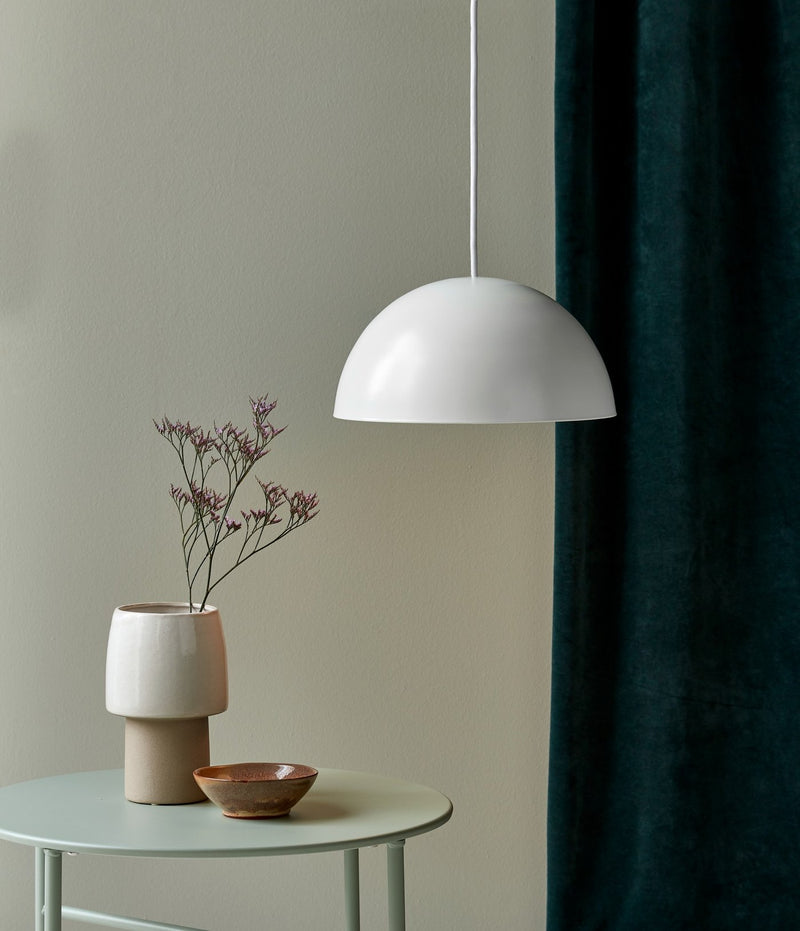 Carregue imagem no visualizador da galeriaCandeeiro de Teto Contemporâneo com Metal Branco ELLEN NORDLUX
