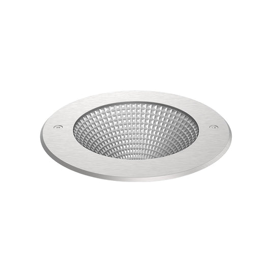Luminária de Encastrar no Solo com Aro em Aço Inoxidável Tromilux