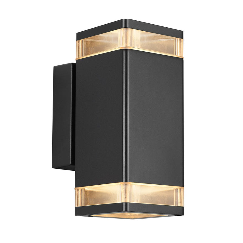 Load image into Gallery viewer, Double Wall Light Black ELM NORDLUX
