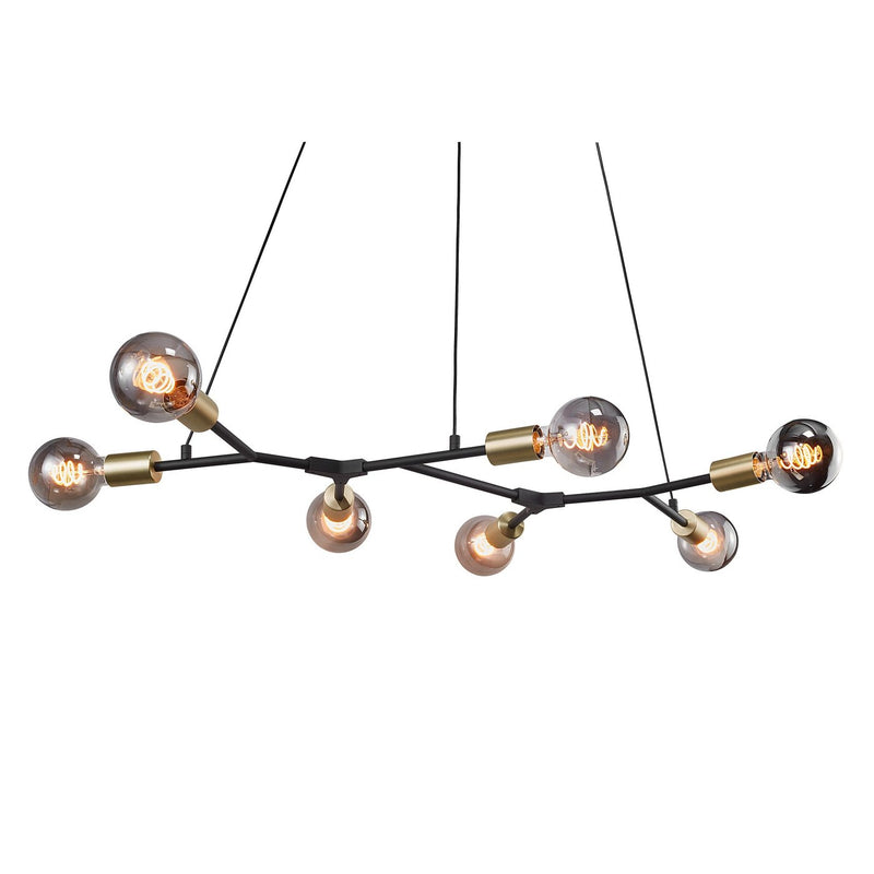 Load image into Gallery viewer, 7-Spot Pendant Industrial Preto JOSEFINE NORDLUX
