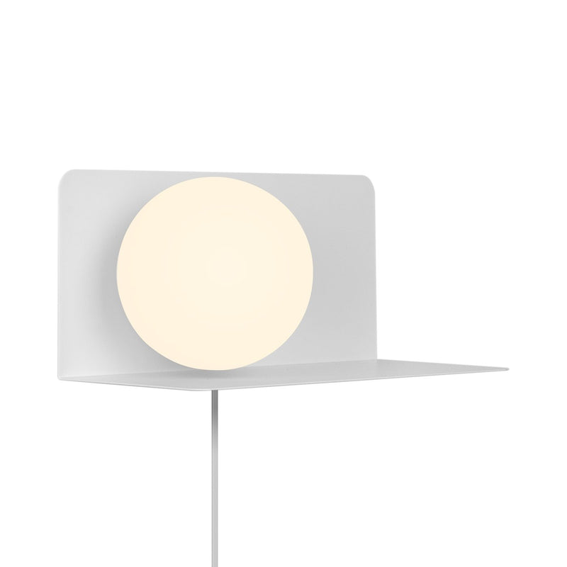 Carregue imagem no visualizador da galeriaAplique de Parede com Prateleira Branco Lilibeth NORDLUX
