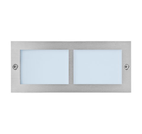 Projector de Parede Exterior de Encastrar Branco Tromilux