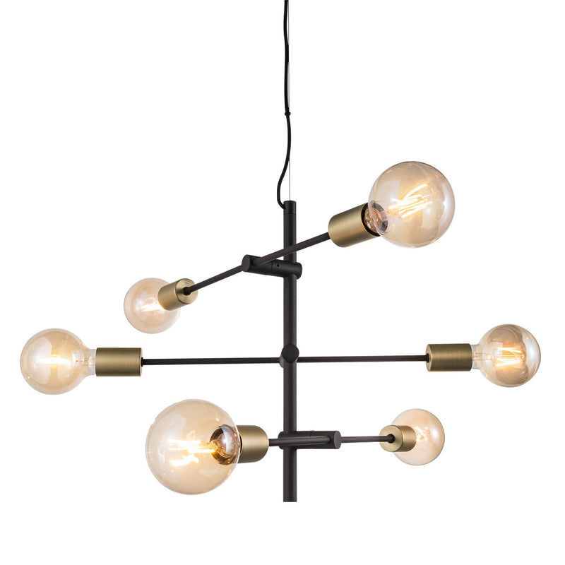 Load image into Gallery viewer, 6-Spot Pendant Preto Josefine NORDLUX

