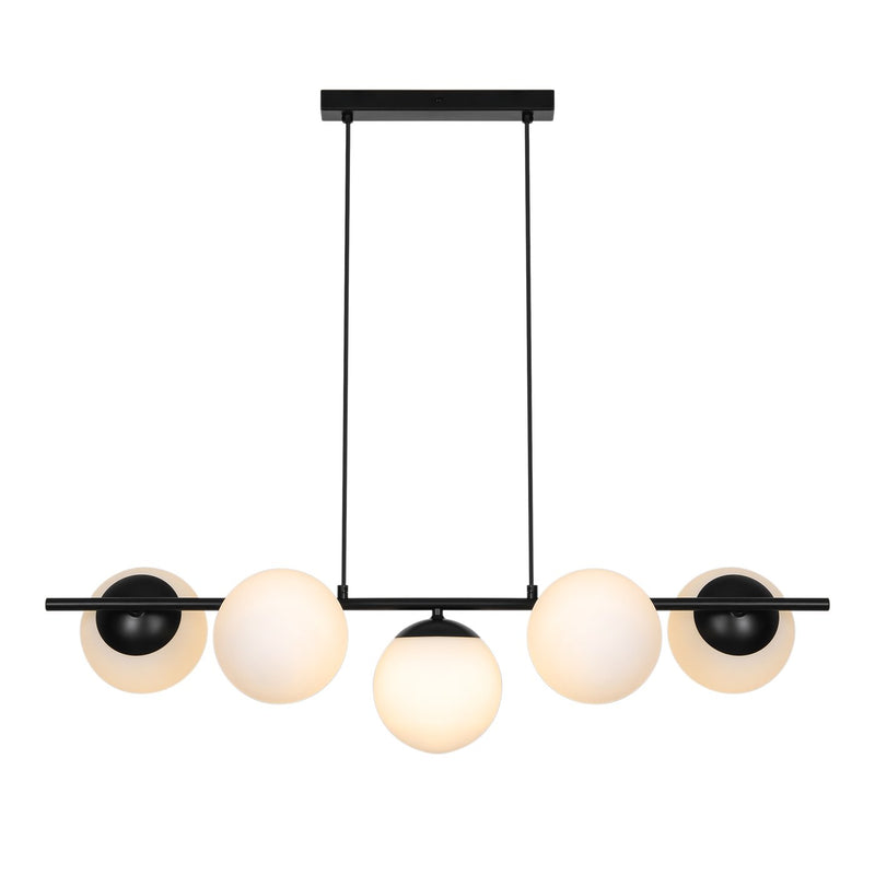 Load image into Gallery viewer, 5-spot Pendant Black Lilly NORDLUX

