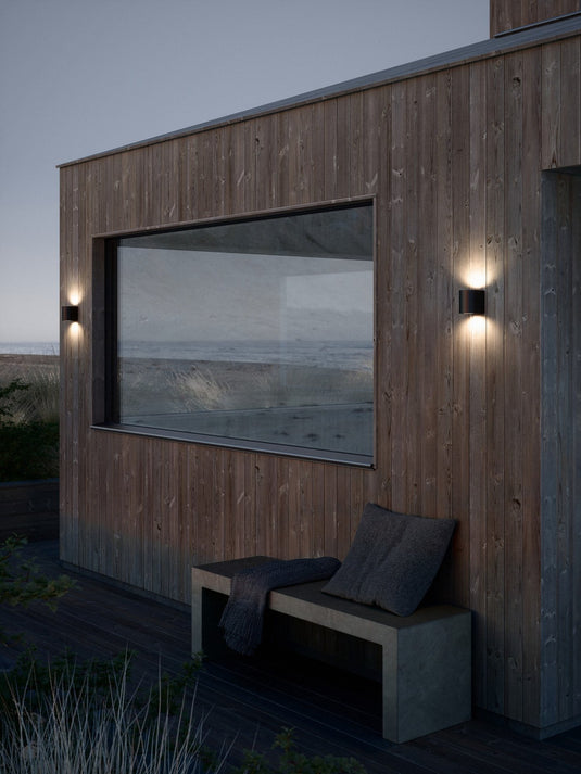 Aplique de Parede Exterior Preto Seaside Canto 2 NORDLUX