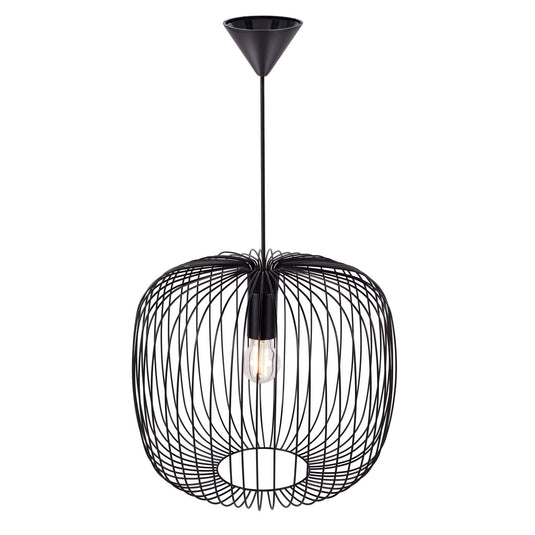 Candeeiro Suspenso Preto Minimalista BERONI NORDLUX