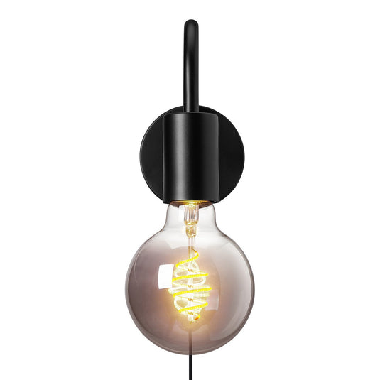Aplique de Parede Preto PACO NORDLUX