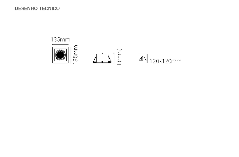 Carregue imagem no visualizador da galeriaLuminária de Encastrar com Aba de Remate Tromilux
