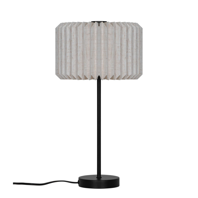 Carregue imagem no visualizador da galeriaCandeeiro de Mesa com Abajur em Tecido Plissado Vivienne NORDLUX
