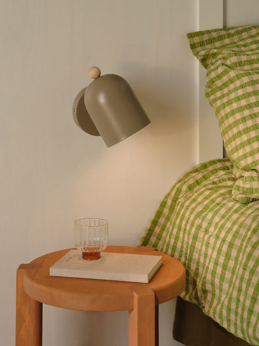 Aplique de Parede com Abajur Flexível Castanho Claro Gaston NORDLUX