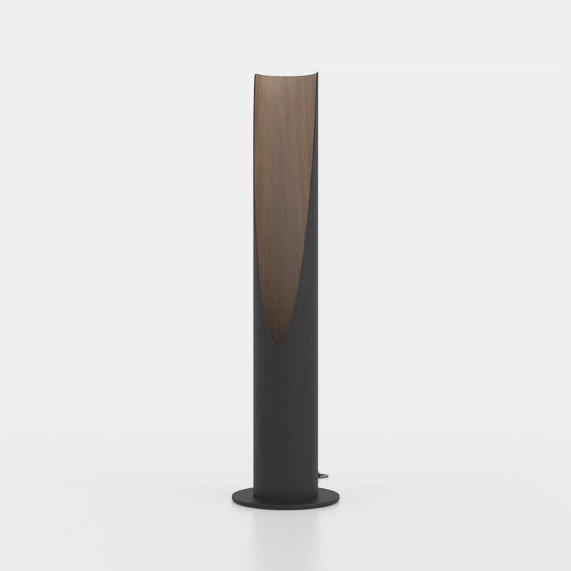 Chargez l'image dans la visionneuse de la galerie, Candeeiro de Mesa Preto com Detalhes em Madeira BARBOTTO EGLO

