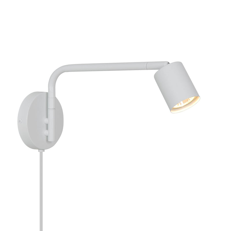 Carregue imagem no visualizador da galeriaAplique de Parede Branco com Braço Rotativo e Cabeça Ajustável Explore NORDLUX
