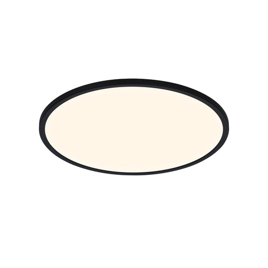 Candeeiro de Teto Preto Ultra-Fino LED Regulável Oja Smart 42 NORDLUX
