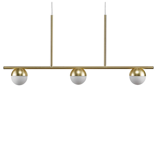 Candeeiro suspenso Contina 3-Spot em Latão NORDLUX