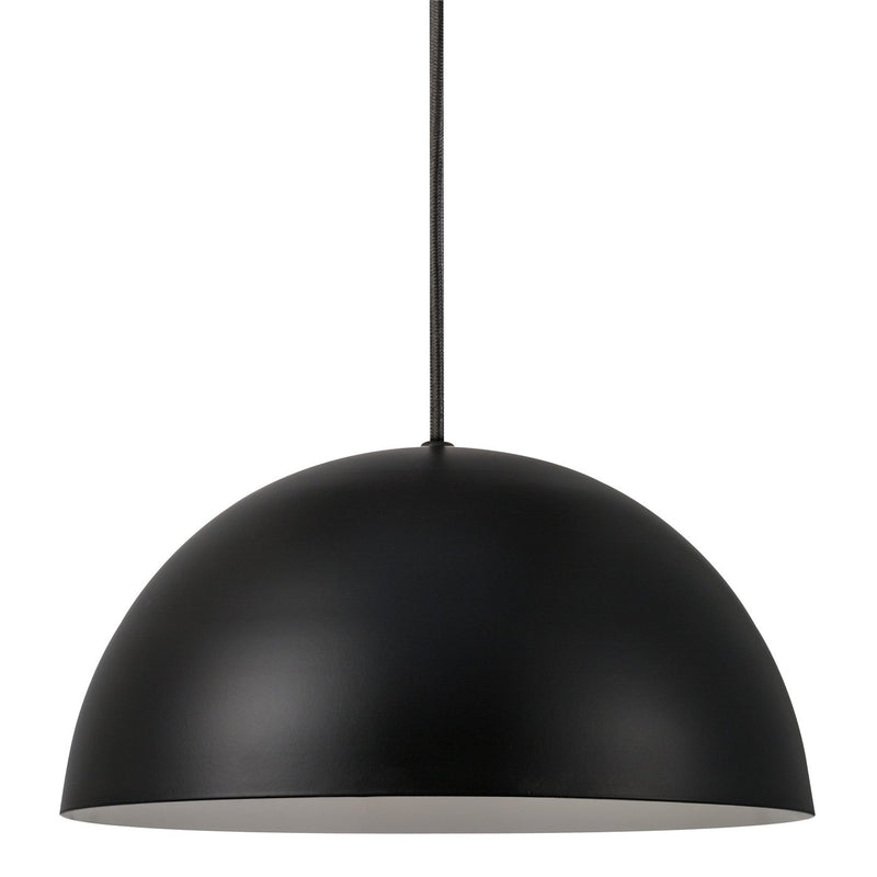 Chargez l'image dans la visionneuse de la galerie, Candeeiro de Teto Contemporâneo com Metal Preto ELLEN NORDLUX
