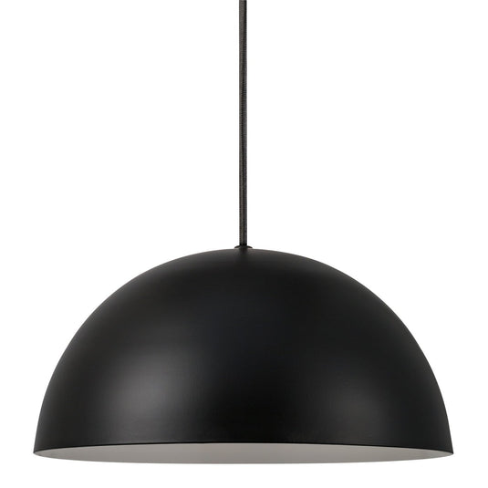 Candeeiro de Teto Contemporâneo com Metal Preto ELLEN NORDLUX