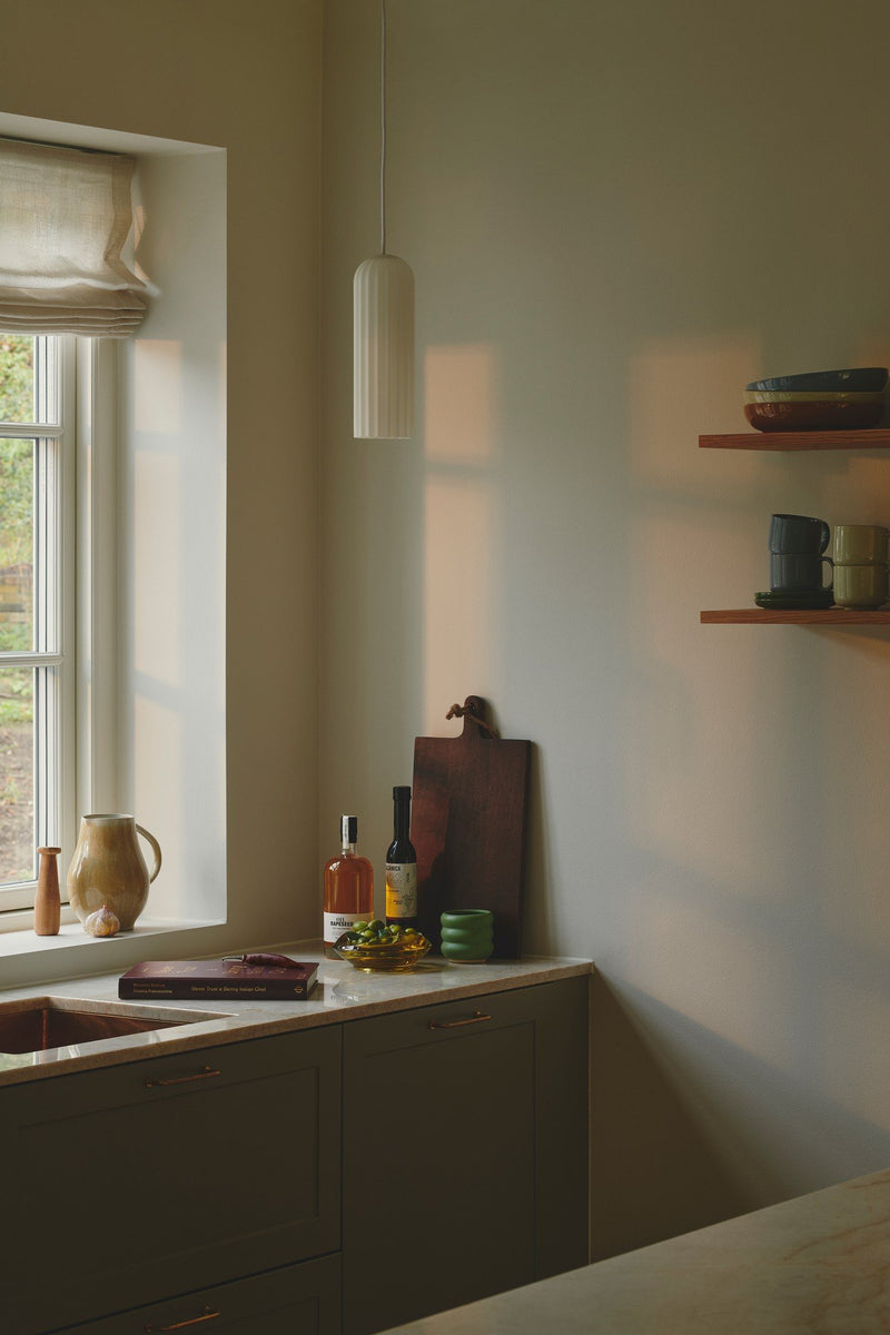 Load image into Gallery viewer, Candeeiro Suspenso com Vidro Flutuado Branco Miella NORDLUX
