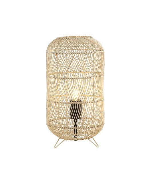 Load image into Gallery viewer, BORDSLAMPA LAMPA E14 MAX 25W NATURAL WICKER PZA20231 zambelis
