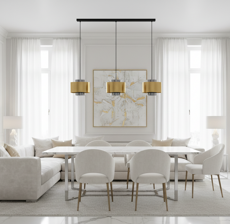 Carregue imagem no visualizador da galeriaCandeeiro de Tecto Suspenso Moderno Eglo Duglia - 390067
