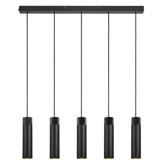 Candeeiro suspenso preto Tilo 5 - Nordlux