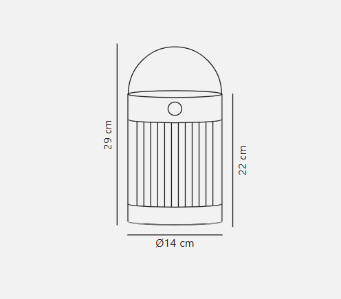 Cargue la imagen en el visor de la galería, Candeeiro de mesa portátil solar, sem fios, com bateria, exterior e interior, cor de areia - Coupar - Nordlux
