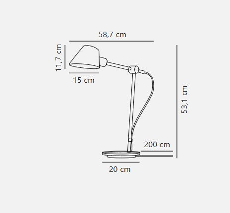 Chargez l&#39;image dans la visionneuse de la galerie, Nordlux Stay Table Lampe de table longue Noir 2020445003
