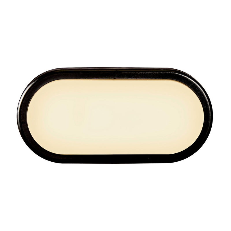 Carregue imagem no visualizador da galeriaAplique Exterior Oval Preto Cuba NORDLUX
