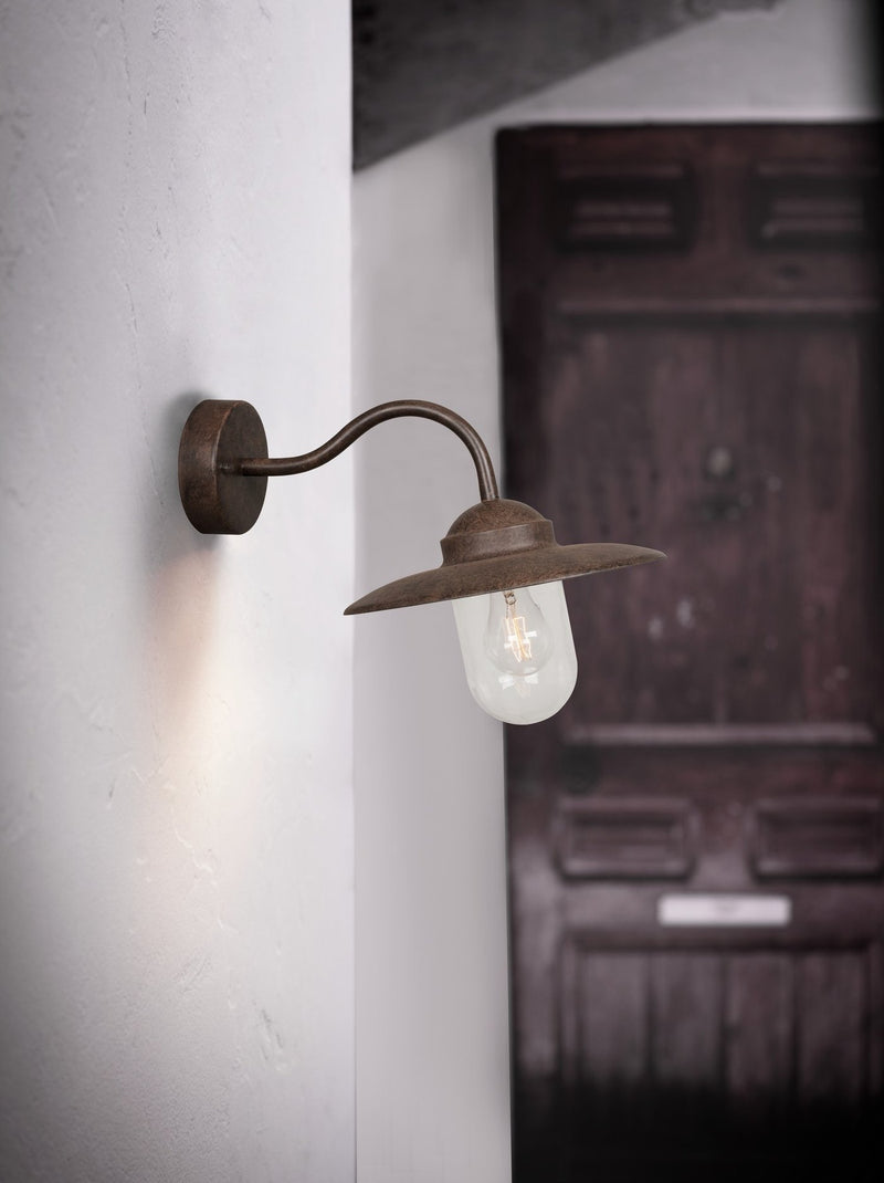 Load image into Gallery viewer, Aplique de Parede Exterior em Metal Rusty Luxembourg NORDLUX
